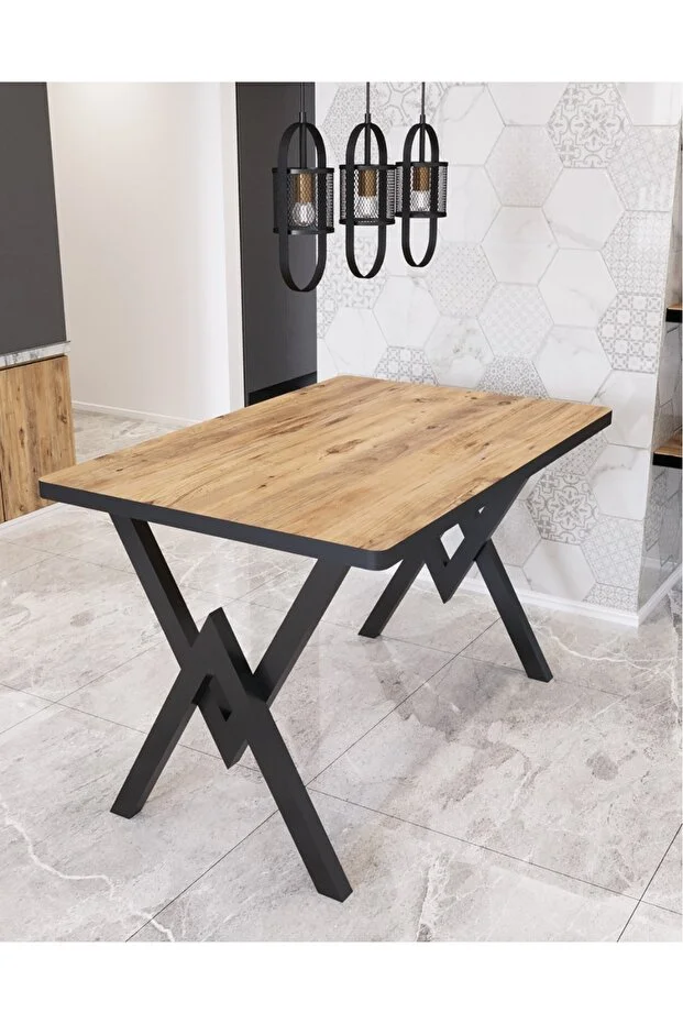 80x120 Alara Mutfak Masası Yemek Masası Balkon Masası Cafe Masası 2